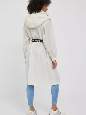 Calvin Klein dámská béžová bunda - S (ACF)