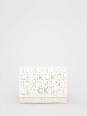 Calvin Klein dámská bílá peněženka - OS (YAF)