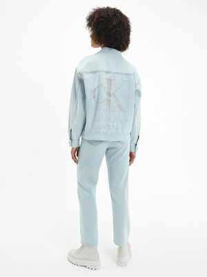 Calvin Klein dámská džínová bunda Dad denim - S (1AA)