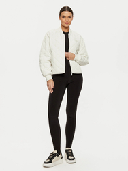 Calvin Klein dámská krémová bunda - M (YBI)