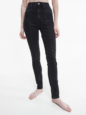 Calvin Klein dámské černé džíny - 27/30 (1BY)