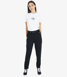 Calvin Klein dámské černé kalhoty - S (BEH)