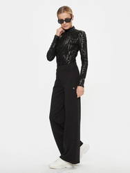 Calvin Klein dámské černé tričko s dlouhým rukávem - XS (0GL)