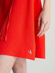 Calvin Klein dámské červené šaty - M (XA7)