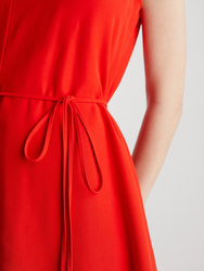 Calvin Klein dámské červené šaty - M (XA7)