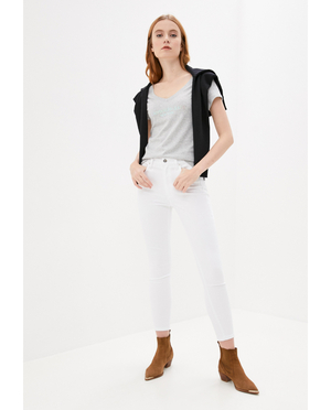 Calvin Klein dámské šedé tričko - L (P01)