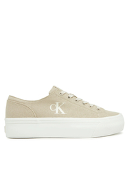 Calvin Klein dámské béžové tenisky - 36 (ACF)