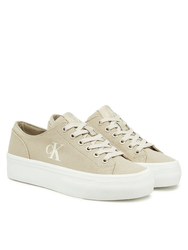Calvin Klein dámské béžové tenisky - 36 (ACF)