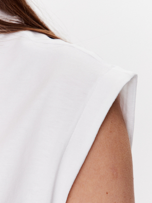 Calvin Klein dámské bílé šaty - L (YAF)