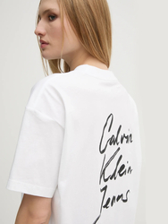 Calvin Klein dámské bílé tričko - L (YAF)