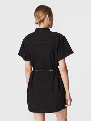 Calvin Klein dámské džínové šaty - XS (1BY)