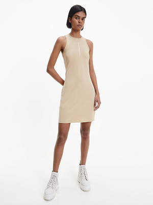Calvin Klein dámské hnědé šaty - XS (AB0)