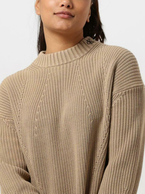 Calvin Klein dámské hnědé svetrové šaty - XS (PF2)