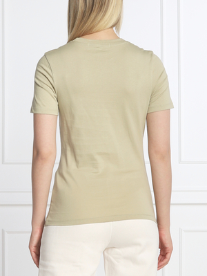 Calvin Klein dámské olivově zelené tričko - L (RB8)