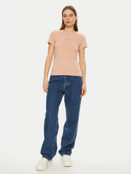 Calvin Klein dámské oranžové tričko - L (TGW)