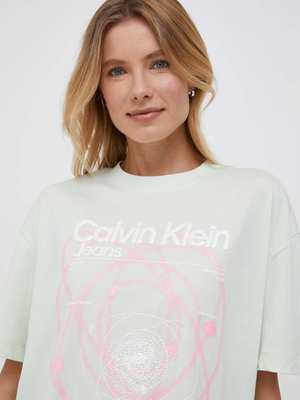Calvin Klein dámské světle zelené tričko - XS (LCE)
