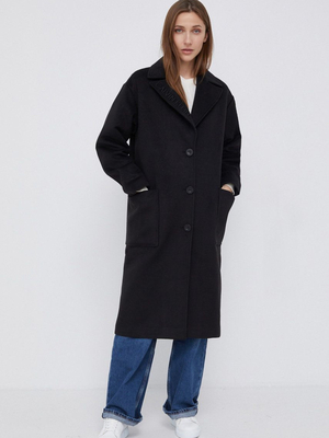 Calvin Klein dámský černý kabát - S (BEH)