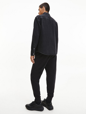 Calvin Klein pánská černá džínová košile - XL (1BY)