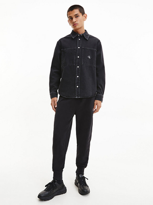 Calvin Klein pánská černá džínová košile - XL (1BY)
