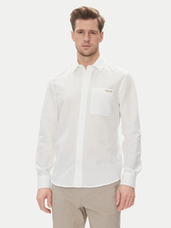 Calvin Klein pánská bílá košile - M (YAF)