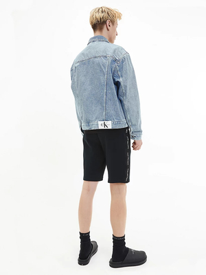Calvin Klein pánská modrá džínová bunda - M (1A4)