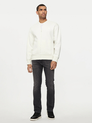 Calvin Klein pánská krémová mikina - L (YBI)