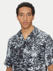 Calvin Klein pánská modročerná košile - L (0GY)