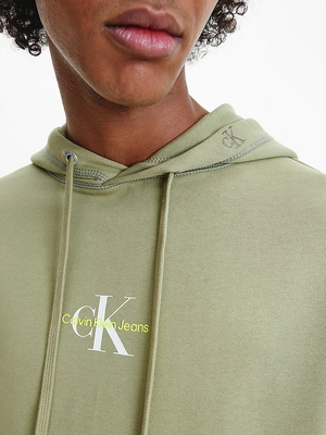 Calvin Klein pánská olivově zelená mikina - L (L9F)