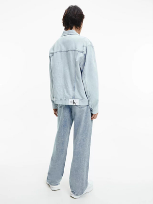 Calvin Klein pánská světle modrá džínová bunda - L (1AA)