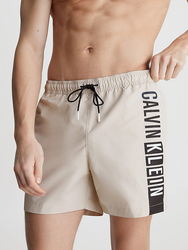 Calvin Klein pánské béžové plavky - S (ACE)