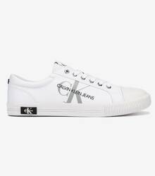 Calvin Klein pánské bílé plátěné tenisky - 44 (YAF)