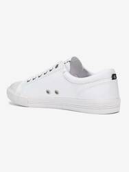 Calvin Klein pánské bílé plátěné tenisky - 44 (YAF)