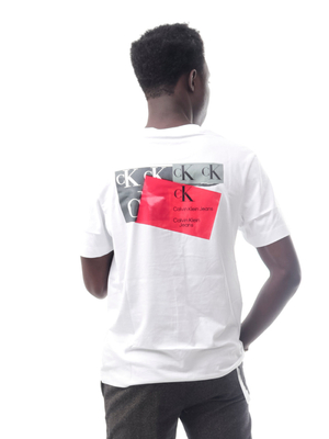 Calvin Klein pánské bílé tričko - M (YAF)