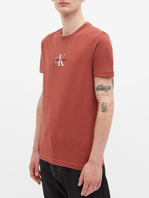 Calvin Klein pánské cihlové tričko - L (XLN)