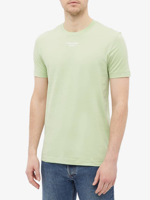 Calvin Klein pánské světle zelené tričko - M (L99)