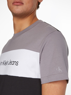 Calvin Klein pánské tričko Colour Block - S (BEH)