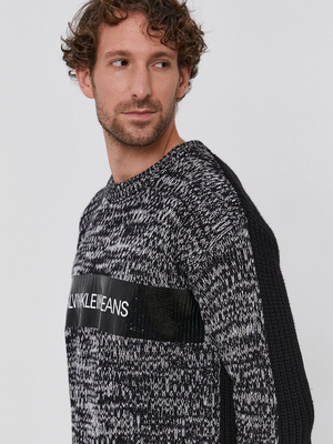 Calvin Klein pánský žíhaný svetr - XL (YAF)