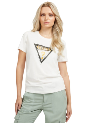 Guess dámské krémové tričko - S (G012)