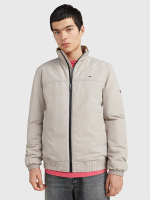 Tommy Jeans pánská béžová bunda ESSENTIAL  - M (RAZ)