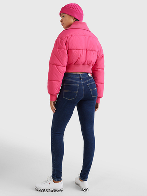 Tommy Jeans dámské modré džíny NORA MR SKNY - 27/30 (1BJ)