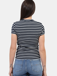 Tommy Jeans dámské pruhované tričko - XS (0A6)