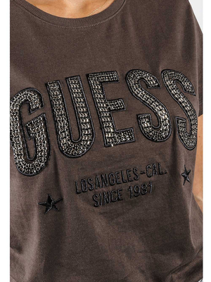 Guess dámské khaki tričko - XS (NANI)