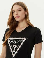 Guess dámské černé tričko - XS (JBLK)