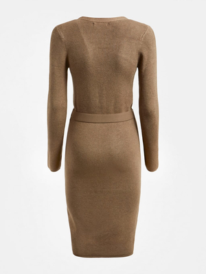 Guess dámské svetrové šaty - XS (F10I)