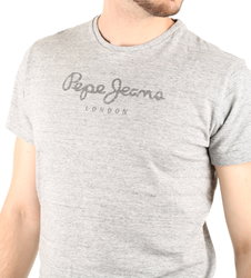 Pepe Jeans pánské šedé žíhané tričko  - S (913)