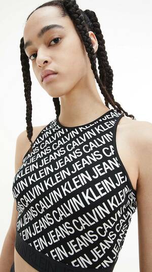 Calvin Klein dámský černý top - S (0GJ)