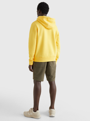 Tommy Hilfiger pánská žlutá mikina Logo Hoody - M (ZFM)
