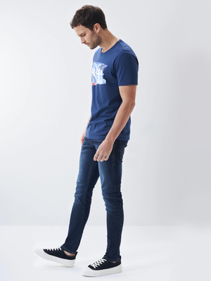 Salsa Jeans pánské tmavě modré tričko - L (8064)