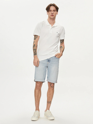 Calvin Klein pánské bílé polo tričko - L (YAF)