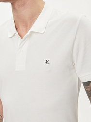 Calvin Klein pánské bílé polo tričko - L (YAF)